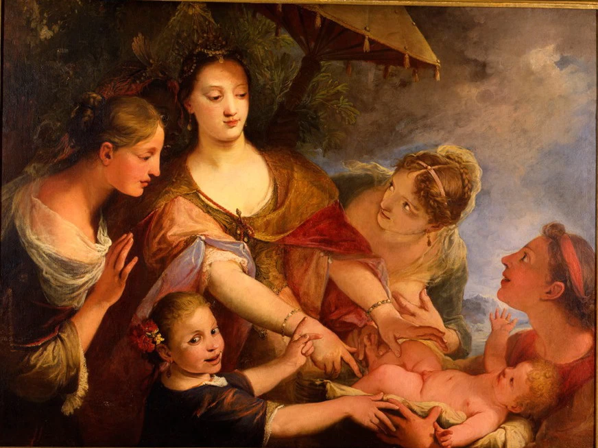 Scoperta del neonato Mosè - Musei d'arte di Harvard